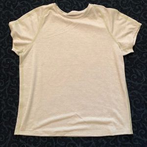 Outdoor Voices EcoMesh Tee in sherbet green